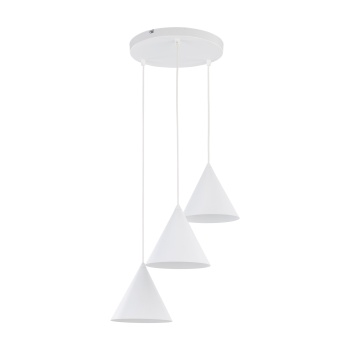 10012  CONO WHITE LAMPA WISZĄCA 3 KOŁO