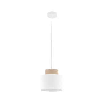 10078  DUO WHITE JUTA LAMPA WISZĄCA 1