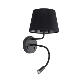 10081  MAJA BLACK KINKIET + G9