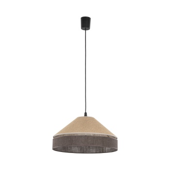 10874 ELISS BLACK JUTA LAMPA WISZACA 1XE27