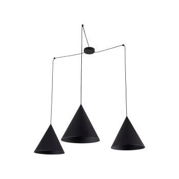 6629  CONO BLACK LAMPA WISZĄCA 3 L