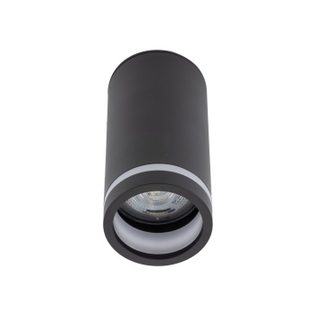 6918  JET BLACK DOWNLIGHT 1xGU10