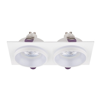6924  JET WHITE EYE 2xGU10