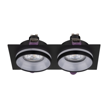 6925  JET BLACK EYE 2xGU10
