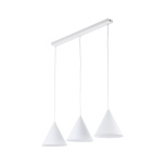 10011  CONO WHITE LAMPA WISZĄCA 3 LISTWA