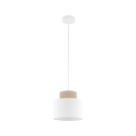 10078  DUO WHITE JUTA LAMPA WISZĄCA 1