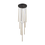 10118  PIANO BLACK GOLD LAMPA WISZACA 10