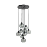 10208  CUBUS GRAPHITE LAMPA WISZĄCA 9 KOŁO