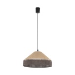 10874 ELISS BLACK JUTA LAMPA WISZACA 1XE27