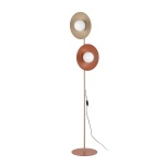 16138  SLATE MIX GLASS LAMPA 2XG9