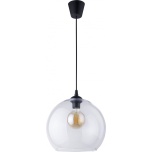 2076  CUBUS LAMPA WISZĄCA 1 PŁ TRANSPARENT