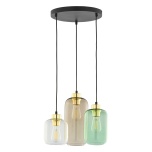 3325  MARCO GREEN LAMPA WISZĄCA 3 PŁ KOŁO