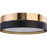 4345  HILTON BLACK/GOLD LAMPA SUFITOWA 4 PL CZ/ZŁ