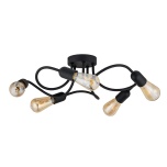 4408  WAVE BLACK  E27