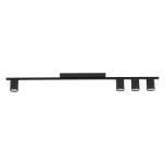 4566  LOGAN BLACK LAMPA SUFITOWA 4 PŁ