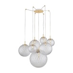4608  CADIX GOLD LAMPA SUFITOWA 7 PŁ