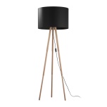 5286  TOKYO BLACK LAMPA PODŁOGOWA 1 PŁ SOSNA POSTARZANA