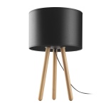 5293  TOKYO BLACK LAMPKA NOCNA 1 PŁ SOSNA POSTARZANA