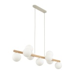 5906  ESTERA WOOD LAMPA WISZĄCA 9 PŁ