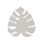 5946  MONSTERA BEIGE KINKIET 3  G_9