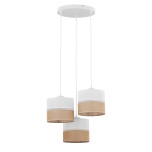 6575  LINOBIANCO LAMPA WISZĄCA 3 PŁ
