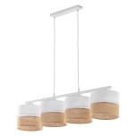 6576  LINOBIANCO LAMPA WISZĄCA 4 PŁ