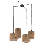 6585  JUTA LAMPA WISZĄCA 4 PŁ