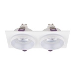 6924  JET WHITE EYE 2xGU10