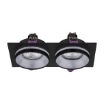 6925  JET BLACK EYE 2xGU10