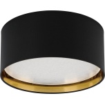 3376  BILBAO BLACK/GOLD LAMPA SUFITOWA 4 PŁ 450