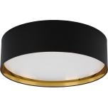 3432  BILBAO BLACK/GOLD LAMPA SUFITOWA 4 PŁ 600