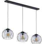 4483  UNIVERSO BLACK LAMPA WISZĄCA 3 PŁ