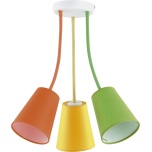 2106  WIRE COLOUR LAMPA SUFITOWA 3 PŁ