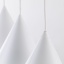 10011  CONO WHITE LAMPA WISZĄCA 3 LISTWA