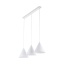 10011  CONO WHITE LAMPA WISZĄCA 3 LISTWA