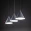 10011  CONO WHITE LAMPA WISZĄCA 3 LISTWA