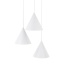 10012  CONO WHITE LAMPA WISZĄCA 3 KOŁO