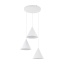 10012  CONO WHITE LAMPA WISZĄCA 3 KOŁO