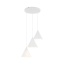10012  CONO WHITE LAMPA WISZĄCA 3 KOŁO