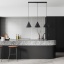 10060  CONO BLACK LAMPA WISZĄCA 3 L LISTWA