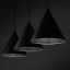 10060  CONO BLACK LAMPA WISZĄCA 3 L LISTWA