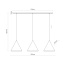 10060  CONO BLACK LAMPA WISZĄCA 3 L LISTWA