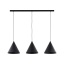 10060  CONO BLACK LAMPA WISZĄCA 3 L LISTWA