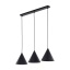 10068  CONO BLACK LAMPA WISZĄCA 3 S LISTWA