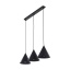 10068  CONO BLACK LAMPA WISZĄCA 3 S LISTWA