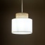 10078  DUO WHITE JUTA LAMPA WISZĄCA 1