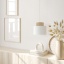 10078  DUO WHITE JUTA LAMPA WISZĄCA 1