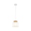 10078  DUO WHITE JUTA LAMPA WISZĄCA 1