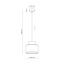 10078  DUO WHITE JUTA LAMPA WISZĄCA 1