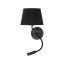 10081  MAJA BLACK KINKIET + G9